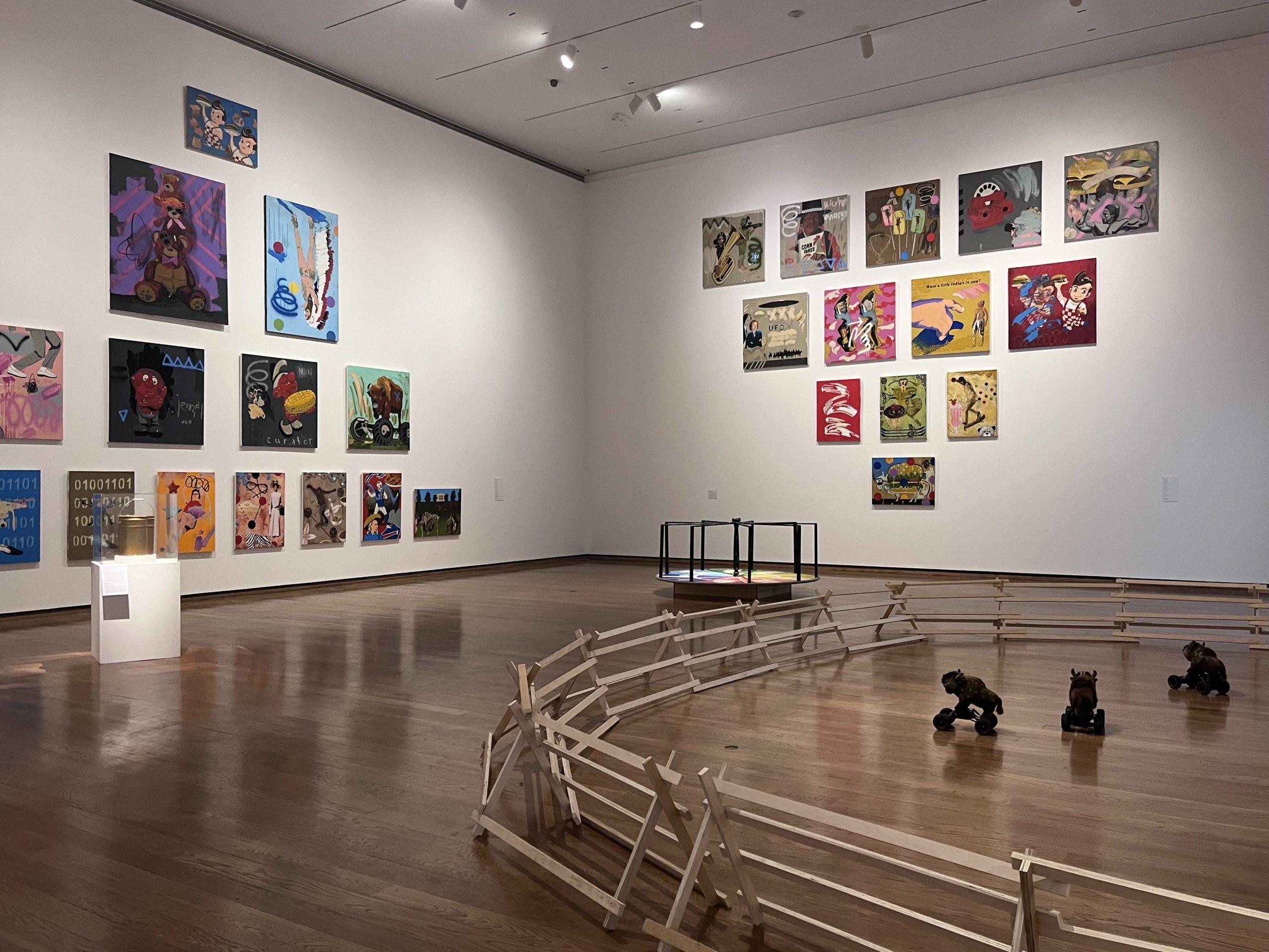 Native Americana' by Frank Buffalo Hyde mixes media and artistic