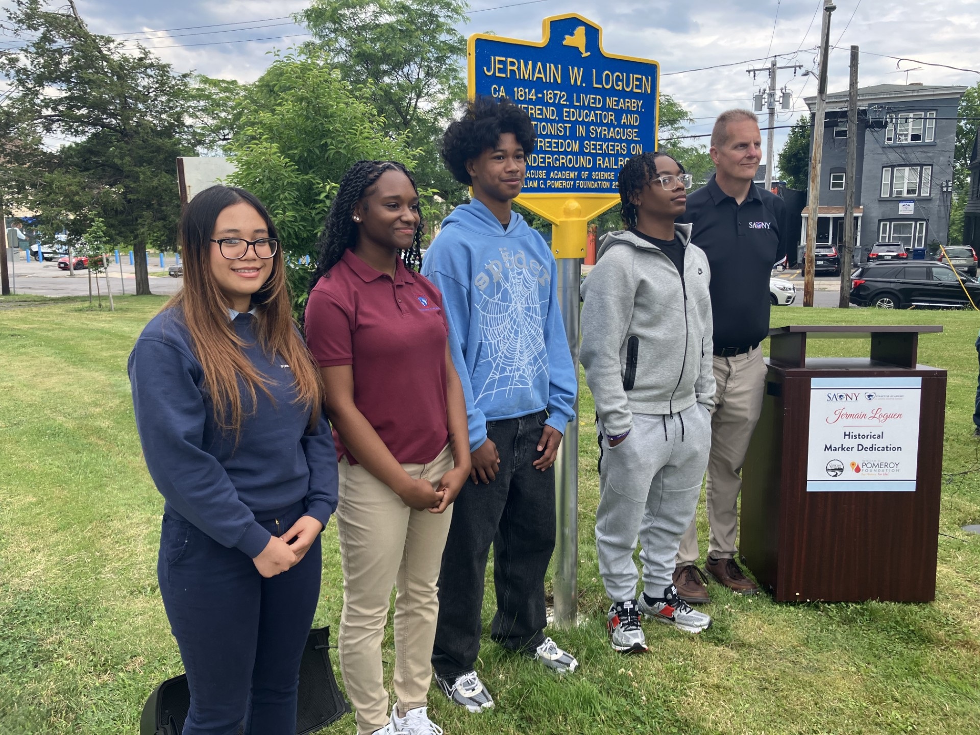 Sean Kirst: Syracuse teens find 21st century meaning in new marker for abolitionist giant